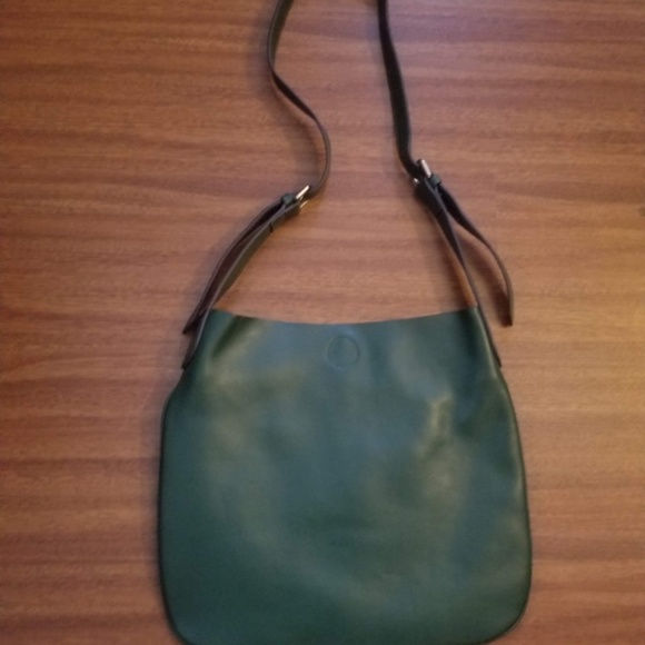 Green and Leopard Print Satchel Bag - Picture 2 of 4